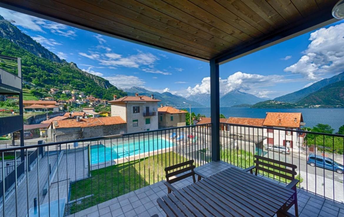 Modern Apartments Lake View With Pool Musso Exterior foto